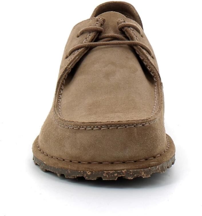 Birkenstock Ballerina's Utti Lace Suede Leather Regular Solid Gray Taupe - Foto 3