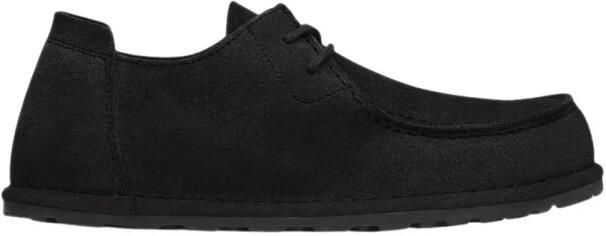 Birkenstock Utti Lace Suede Leather Vrijetijdsschoenen Narrow zwart