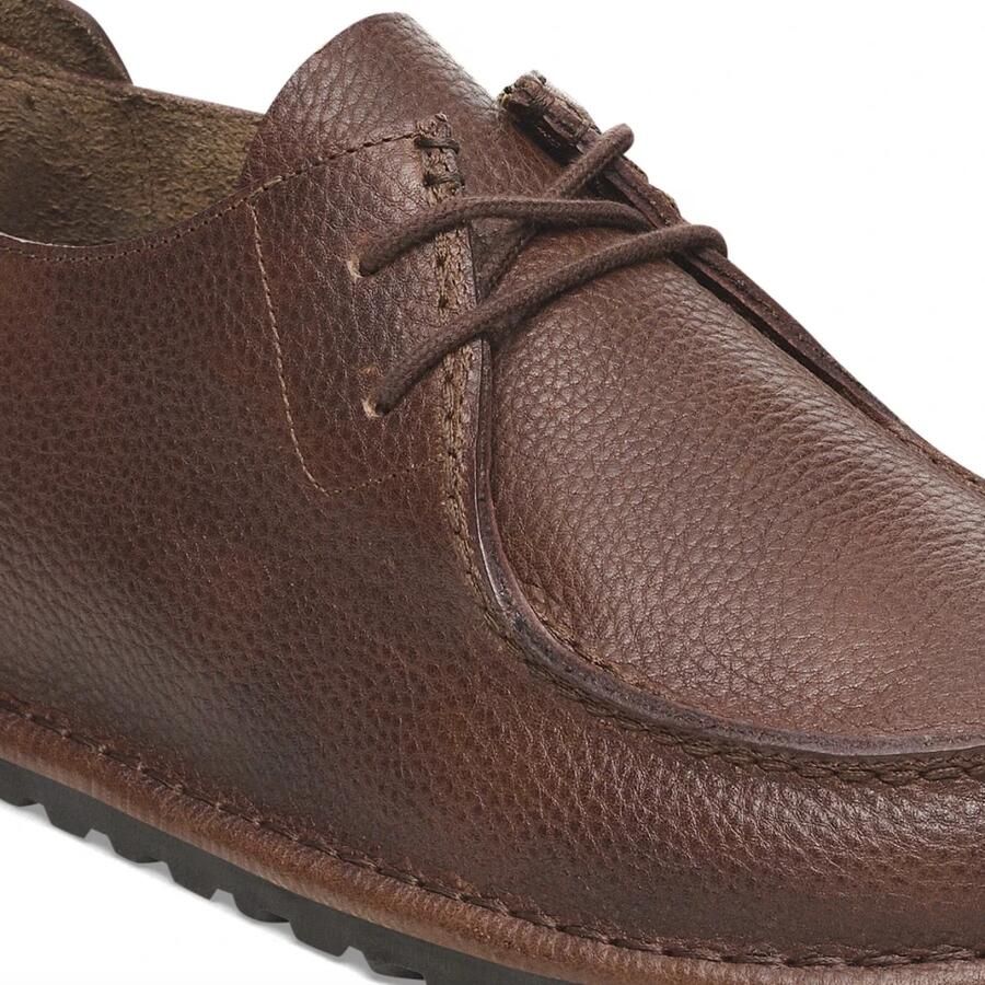 Birkenstock UTTI LACE NATURAL LEATHER Vrije tijdsschoenen Heren veterschoen Heren sneakersCasual Bruin - Foto 3