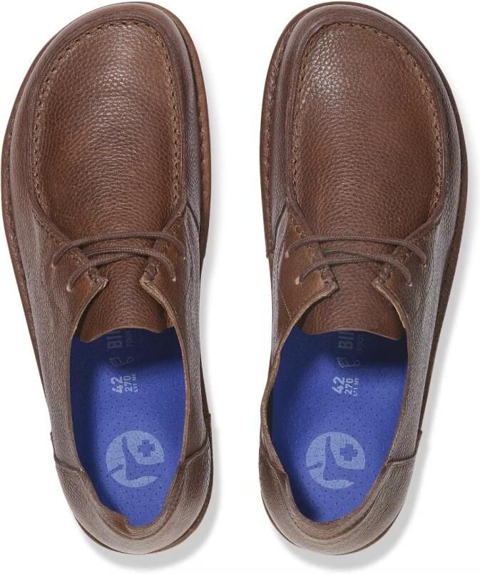 Birkenstock UTTI LACE NATURAL LEATHER Vrije tijdsschoenen Heren veterschoen Heren sneakersCasual Bruin - Foto 6