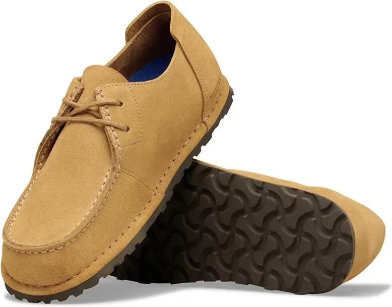 BIRKENSTOCK Veterschoenen Dames Utti Lace W Suède Camel