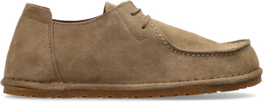 Birkenstock Ballerina's Utti Lace Suede Leather Regular Solid Gray Taupe - Foto 11