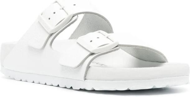 Birkenstock Witte Leren Slippers White Dames - Foto 4