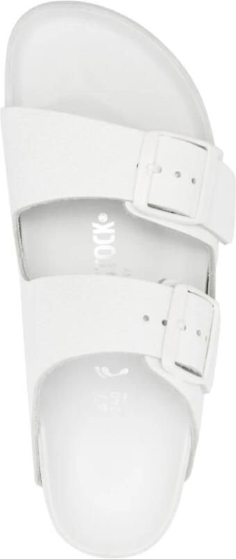 Birkenstock Witte Leren Slippers White Dames - Foto 3