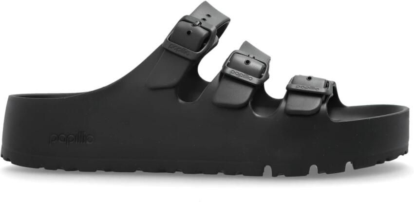 Birkenstock Slippers Sandales Florida III EVA PAP Flex Platform noir