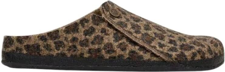 Birkenstock Zermatt Felt Cozy Home Pantoffels Regular bruin