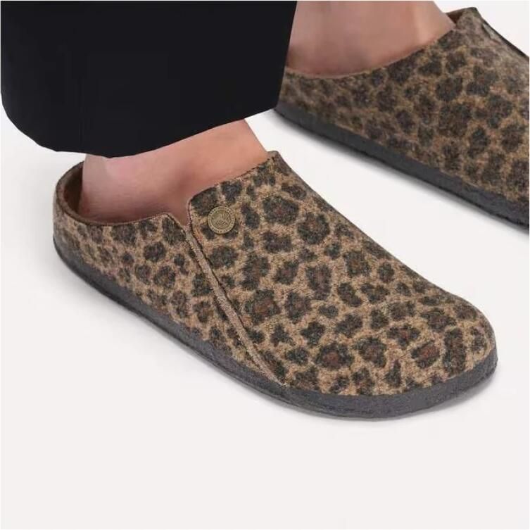 Birkenstock Zermatt Felt Cozy Home Pantoffels Regular bruin - Foto 2