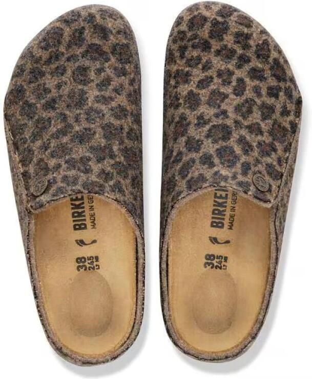 Birkenstock Zermatt Felt Cozy Home Pantoffels Regular bruin - Foto 3