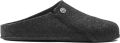 Birkenstock Zermatt Pantoffels Anthracite Regular fit | Zwart | Wolvilt - Grijs