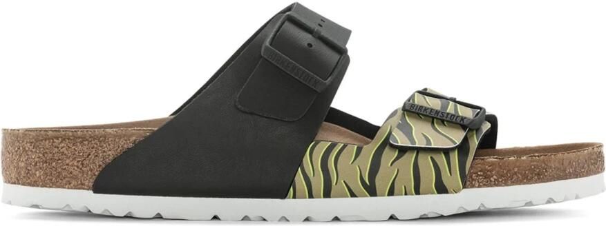Birkenstock Sandales met gesp van synthetisch leer Black Dames