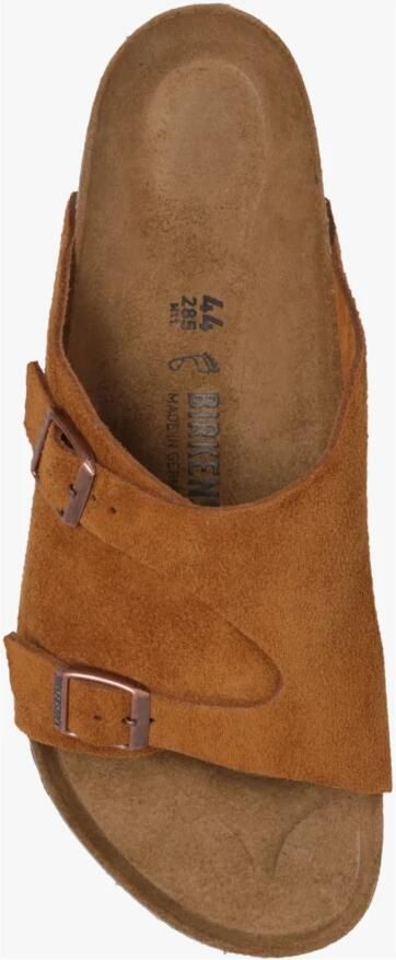 Birkenstock Narrow Arizona Suede Leather Faded Khaki - Foto 18