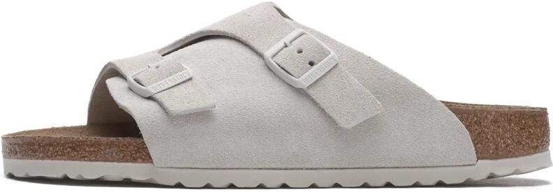 BIRKENSTOCK Slippers Dames Zurich Dames Suède Wit