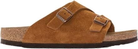 Birkenstock Narrow Arizona Suede Leather Faded Khaki - Foto 2