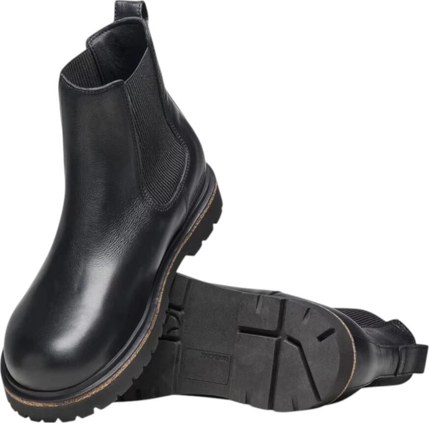 Birkenstock Zwarte Veterschoen Enkellaars met Spatbescherming Black Heren