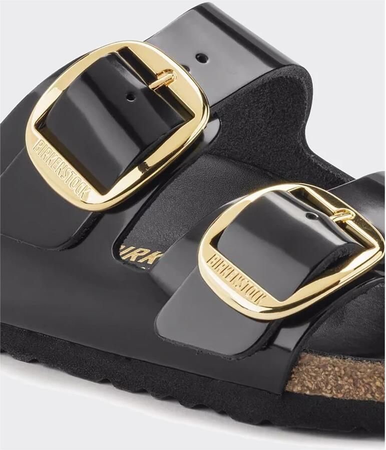 BIRKENSTOCK Slippers Dames Arizona Big Buckle Maat: 41 Materiaal: Nubuck Kleur: Zwart - Foto 4