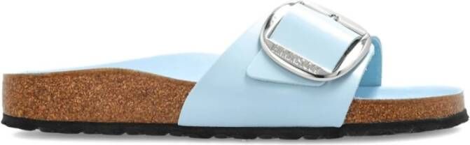 Birkenstock Blauwe Leren Sandalen voor Vrouwen