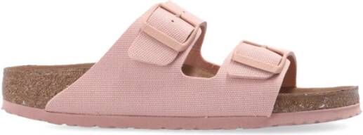 Birkenstock Comfortabele Roze Sliders voor Vrouwen Roze Dames