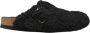 Birkenstock Zwarte Bont Slipper met Band Black Dames - Thumbnail 1