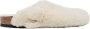 Birkenstock Ivoor Lamsvacht Sandalen voor Vrouwen Beige Dames - Thumbnail 14