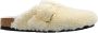 Birkenstock Boston slippers met plateauzool Beige - Thumbnail 1