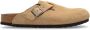 Birkenstock Gestoffeerde Suède Mules Beige Dames - Thumbnail 11