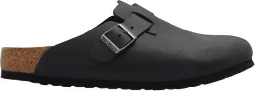 Birkenstock Boston BS Slides Black Heren