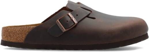 BIRKENSTOCK Boston | Habana van geolied leer Bruin Leer Geen Unisex