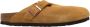Birkenstock Beige Sandalen met Suède Bovenwerk en Verstelbare Metalen Gesp Beige - Thumbnail 8