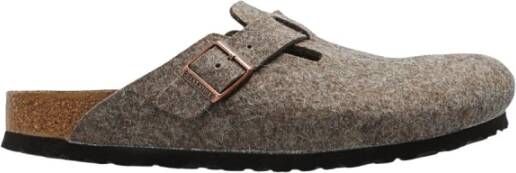 Birkenstock Wollen Boston Klompen Smalle Pasvorm Bruin Unisex - Foto 10