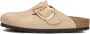 Birkenstock Comfortabele Knuppel Pantoffels voor Alledaags Gebruik Beige Dames - Thumbnail 3