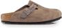Birkenstock Klompen Boston Braided LEOI LEVE Taupe - Thumbnail 1