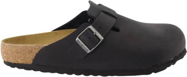 Birkenstock Boston Black narrow Fettleder Oiled Leather Unisex Pantoffels Zwart - Foto 18