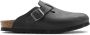 Birkenstock Boston Black narrow Fettleder Oiled Leather Unisex Pantoffels Zwart - Thumbnail 3