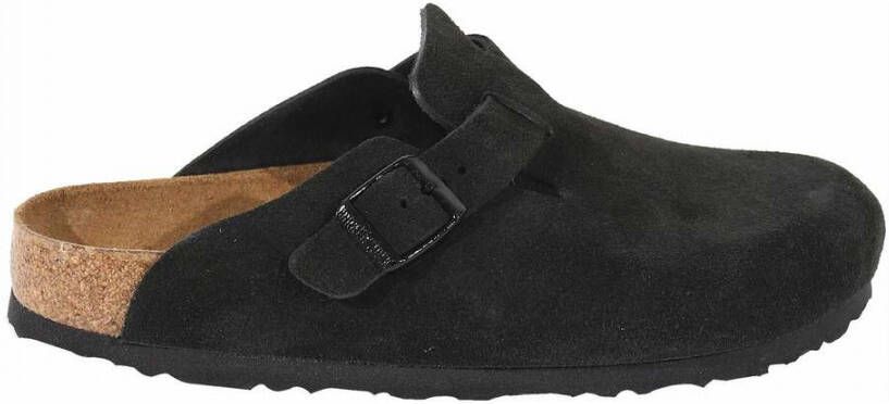 Birkenstock Boston Slippers Zwart Heren