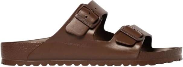 Birkenstock Chocoladebruine Dubbele Band Sandalen Brown Unisex - Foto 5
