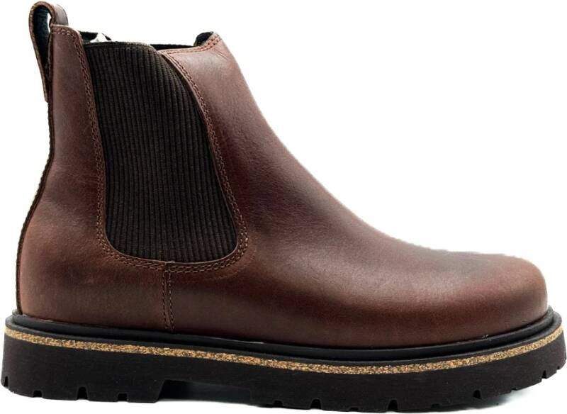 Birkenstock Bruine Laarzen Tronchetto Stijl Brown Dames
