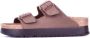 Birkenstock Bruine Logo Zijgesp Sandalen Brown Dames - Thumbnail 10