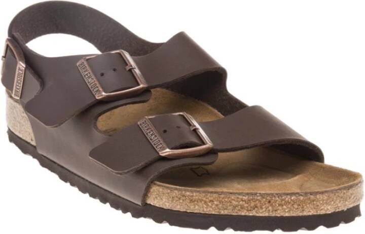 Birkenstock Milano Sandalen Dark Brown Regular-fit Bruin Imitatieleer - Foto 6