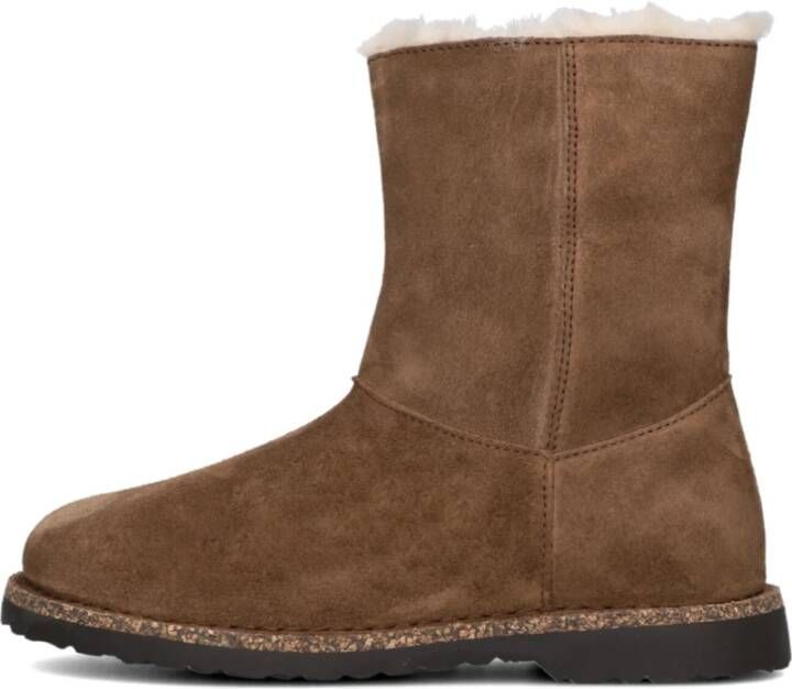 Birkenstock Bruine Shearling Ritslaarzen voor Dames