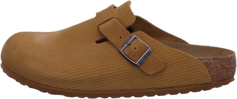 Birkenstock Boston Vl Corduroy Cork Sandalen Schoenen brown maat: 41 beschikbare maaten:41 42 46