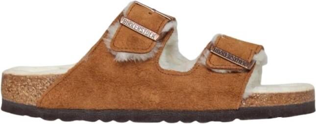 Birkenstock Arizona Shearling Slippers Mink Regular fit | Bruin | Suède - Foto 18