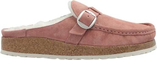 Birkenstock Buckley Shearling -glijbanen Roze Dames