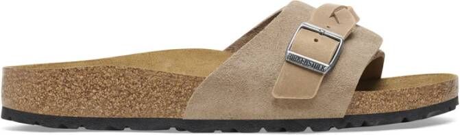 BIRKENSTOCK Slippers Dames Oita Braided Maat: 40 Materiaal: Suède Kleur: Taupe - Foto 6