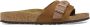 Birkenstock Gevlochten Suède Leren Flip Flops Brown Dames - Thumbnail 19