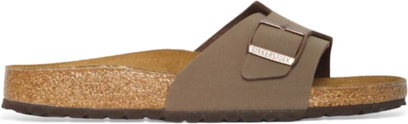 Birkenstock Catalina Mocca Birkibuc Sandalen Brown Heren