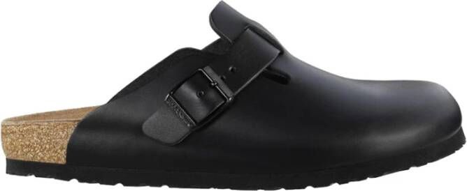 Birkenstock Boston Black narrow Fettleder Oiled Leather Unisex Pantoffels Zwart - Foto 16