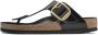 Birkenstock Damessandalen Gizeh Big Buckle Natural Leather Patent Large Black Dames - Thumbnail 11