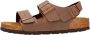 Birkenstock Bruine Sandalen met Leren en Synthetische Voering Brown Unisex - Thumbnail 3