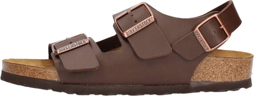 Birkenstock Milano Sandalen Dark Brown Regular-fit Bruin Imitatieleer - Foto 8