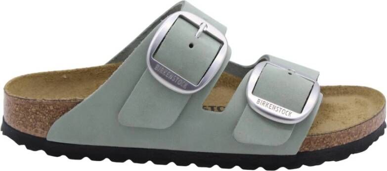 Birkenstock Arizona big buckle narrow 1029 pure sage Grijs